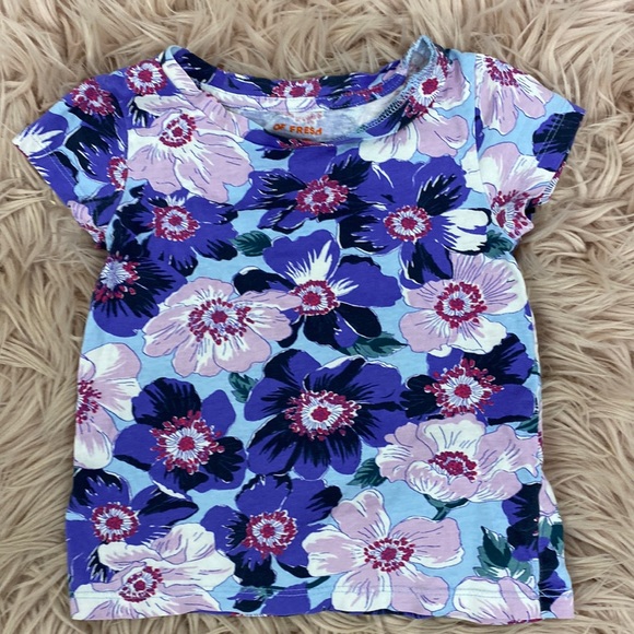 Girls Floral Tee - Picture 1 of 1